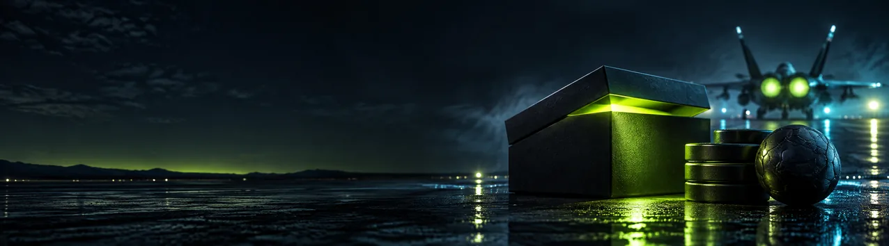 Betnjet Casino welcome bonus gift box on night tarmac